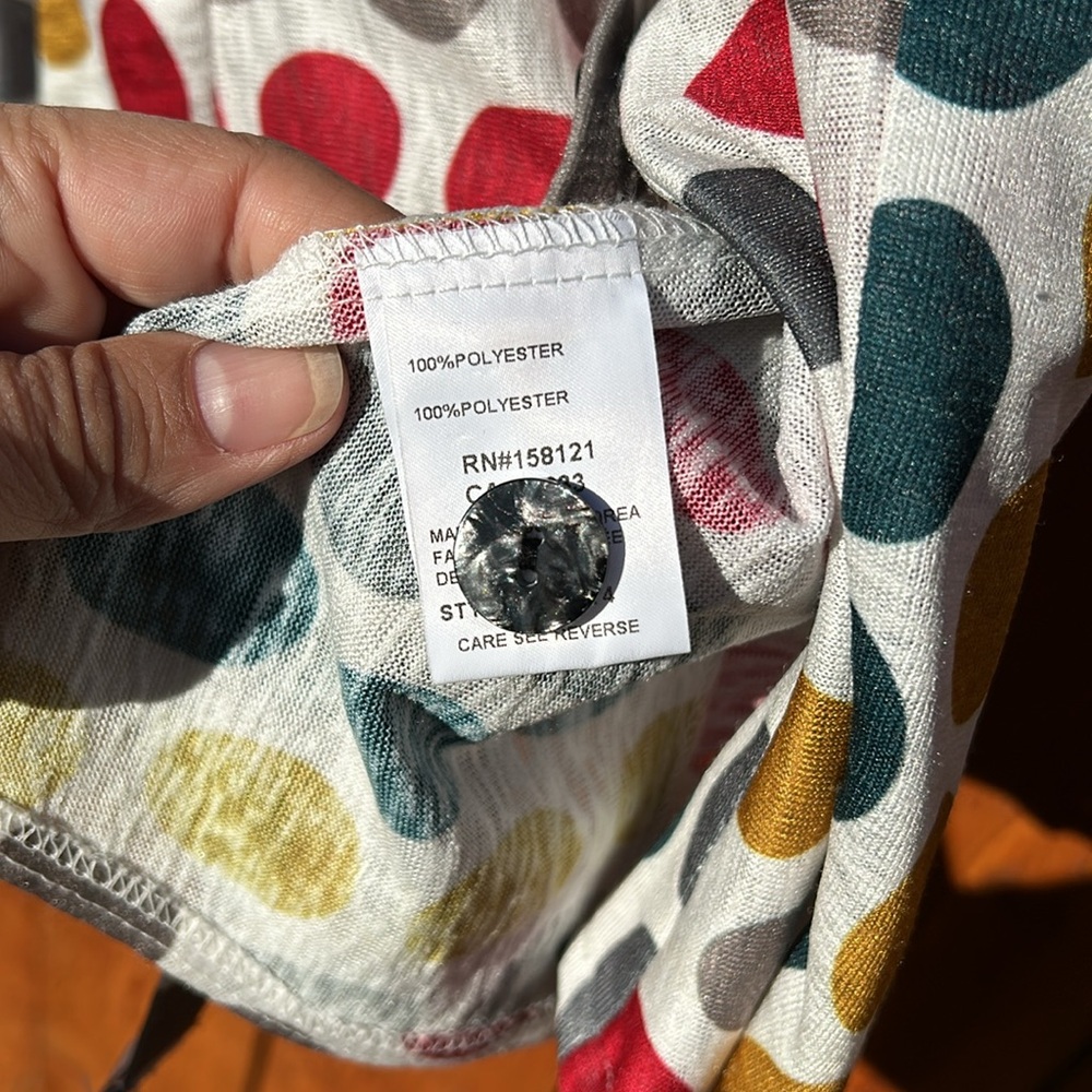 EUC Trisha Tyler Dots Blouse. XL - Picture 7 of 7